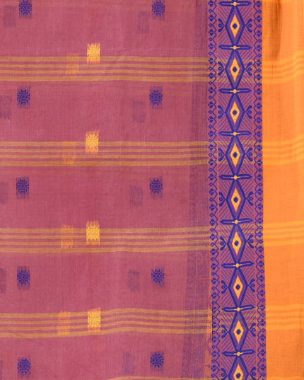 Women cotton saree for woman party, wear sarees for women tant cotton handloom chiffon silk sarees for women latest, Manirekha design (Maroon)