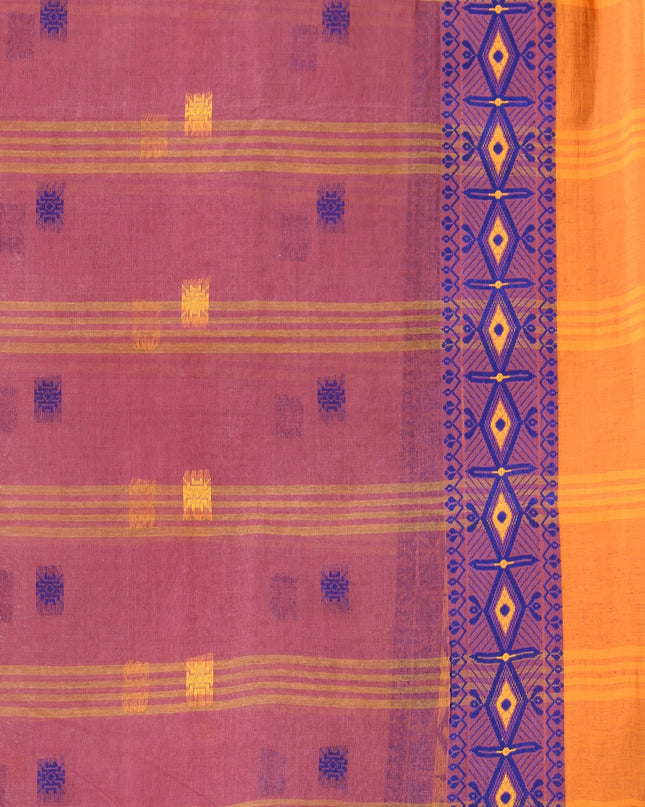 Women cotton saree for woman party, wear sarees for women tant cotton handloom chiffon silk sarees for women latest, Manirekha design (Maroon)