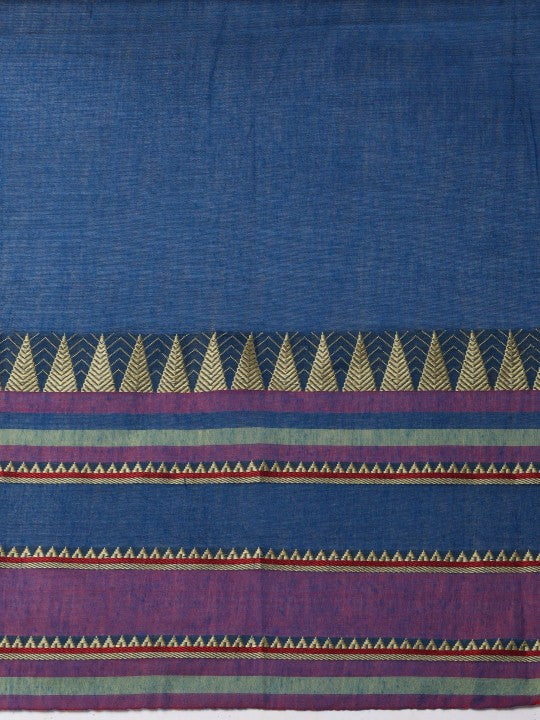 DESH BIDESH Printed Pure Cotton Khadi Saree