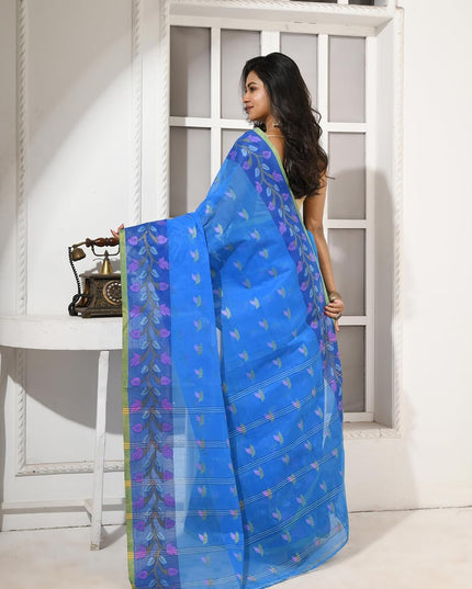 dB DESH BIDESH Women`s Cotton Saree For Woman Leaf Lata latest, sarees Design Sari For Women Cotton Tant Sarees For Women Handloom Saree For Woman Without Blouse Piece