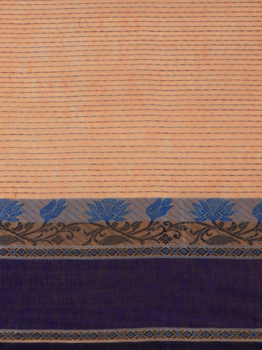 DESH BIDESH Woven Design Pure Cotton Taant Saree