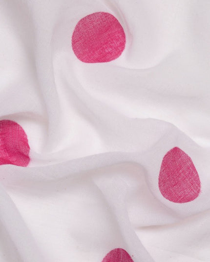 DESH BIDESH Geometric Printed Pure Cotton Taant Saree