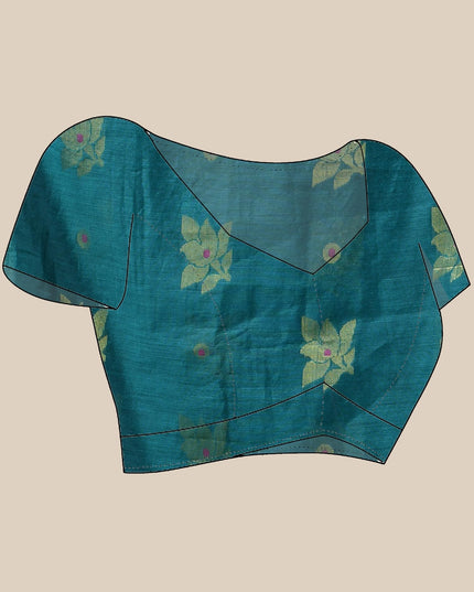 Cotton Silk Party Wear Saree Trendy Design Gulnaz Georgette Chiffon Cotton Saree (Tute)