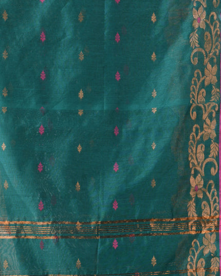 Women cotton silk tant handloom saree mysore party, wear sarees latest, design wedding, banarasi design georgette saree soft silk cotton MidNight Zari sarees for women (Tute)