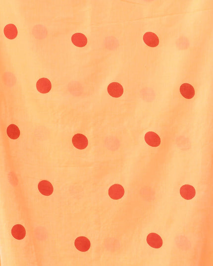 Women cotton handloom mulmul cotton sarees mul cotton sarees for women latest, Nazakat design batik print bandhani malmal linen office daily, party, wear sarees for women (Yellow Red)