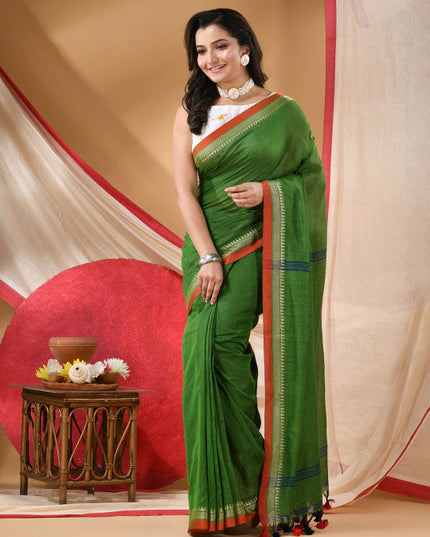 DESH BIDESH Pure Cotton Handloom Saree