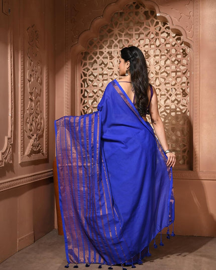 dB DESH BIDESH Women`s Silk Party, Wear Saree for woman latest, design Raatrani Fancy Style Soft Cotton Silk Gold Zari Sarees With Blouse Piece | Women Saree