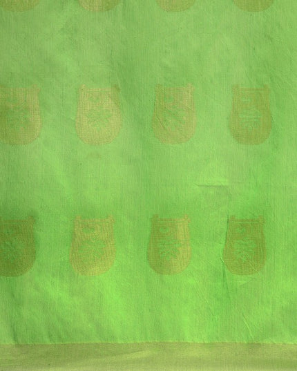 DESH BIDESH Ethnic Motifs Zari Taant Saree