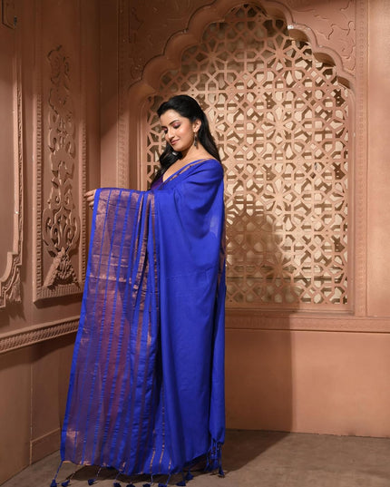 dB DESH BIDESH Women`s Silk Party, Wear Saree for woman latest, design Raatrani Fancy Style Soft Cotton Silk Gold Zari Sarees With Blouse Piece | Women Saree