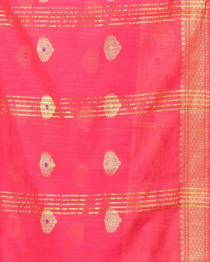 dB DESH BIDESH Women`s Pure Soft Silk Kanjivaram Kanchipuram Silk Saree With Varnikha Party, Wear Design With Blouse Piece For Wedding
