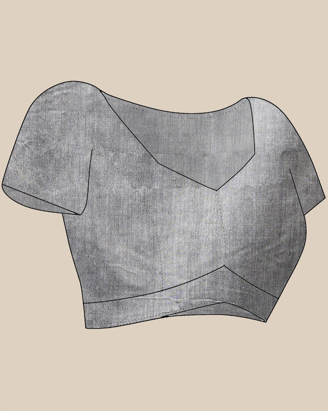 dB DESH BIDESH Women`s Mul Cotton Sarees Soft Fancy Phoolpari Latest, Design Party, Wear Cotton New Linen Saree For Woman With Blouse Piece (Grey)