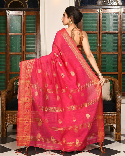 dB DESH BIDESH Women`s Pure Soft Silk Kanjivaram Kanchipuram Silk Saree With Varnikha Party, Wear Design With Blouse Piece For Wedding