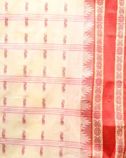 dB DESH BIDESH Women Traditional Pure Handloom Tant Cotton saree for woman KolkaMandir Latest, Design Without Blouse Piece