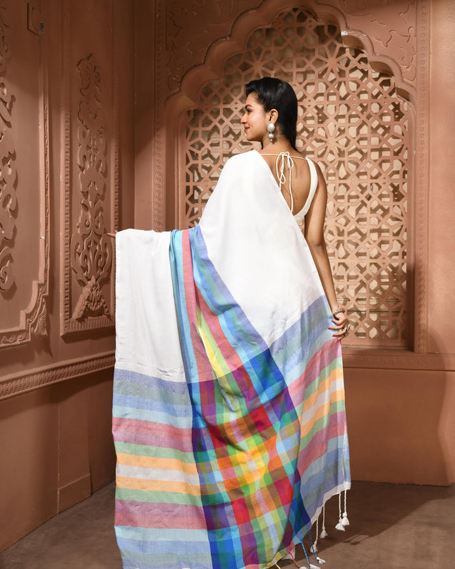 dB DESH BIDESH Women`s Cotton Sarees For Woman Latest, CandyPop Design Soft Mul Cotton office Wear Sarees For Women With Blouse Piece