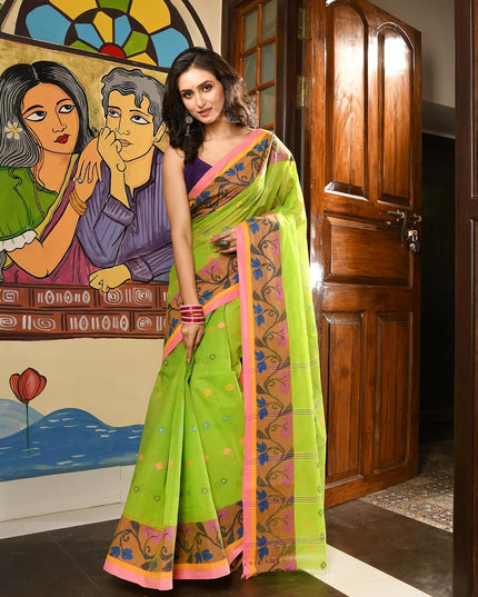 dB DESH BIDESH Cotton Saree For Woman Jorapata Design Border Sari for women Cotton | Pure Cotton Saree For Women Latest, Design Tant Saree For Woman Without Blouse Piece