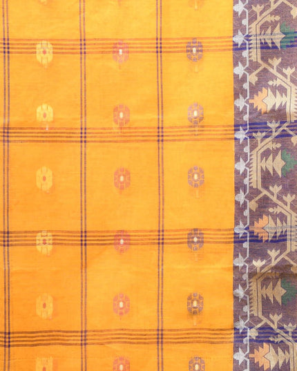 dB DESH BIDESH Women's Traditional Cotton Saree For Woman Charukatha latest, Design Sari For Women Cotton Silk Tant Handloom Bengali Cotton Sarees For Women Without Blouse piece