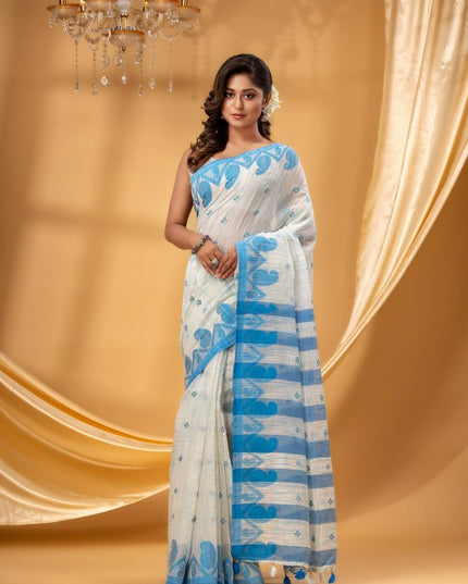 Paisley Woven Design Pure Cotton TaantSaree