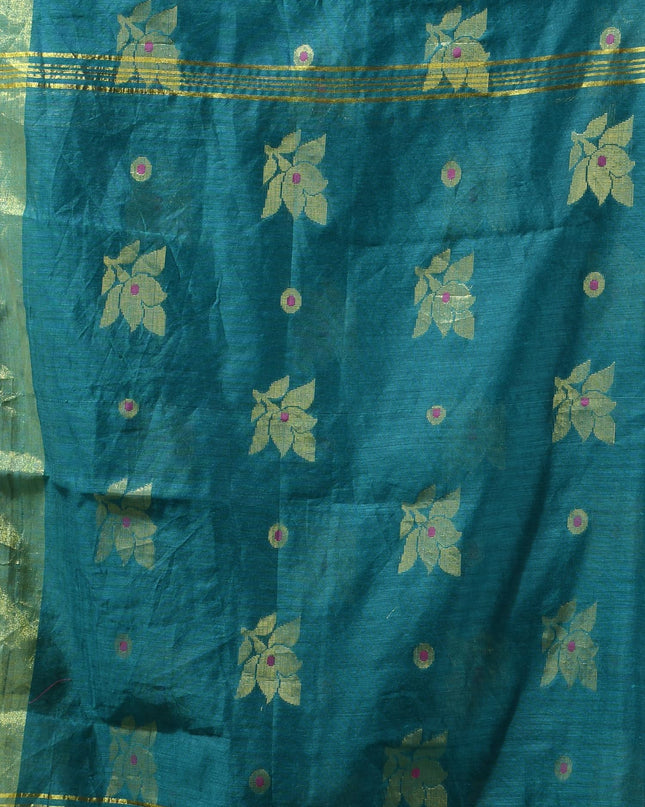 Cotton Silk Party Wear Saree Trendy Design Gulnaz Georgette Chiffon Cotton Saree (Tute)