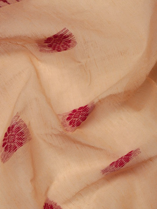 DESH BIDESH Woven Design Pure Cotton Taant Saree