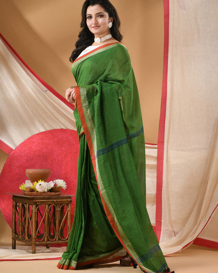 DESH BIDESH Pure Cotton Handloom Saree