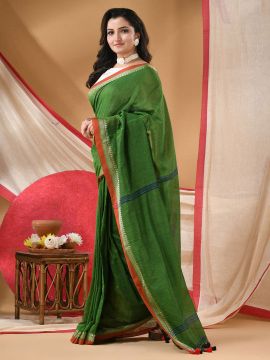 DESH BIDESH Pure Cotton Handloom Saree