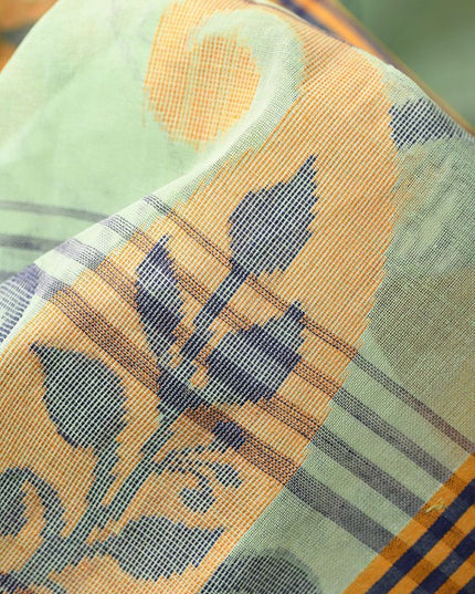 DESH BIDESH Paisley Pure Cotton Taant Saree for Women