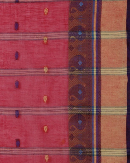 DESH BIDESH Woven Design Pure Cotton Taant Saree