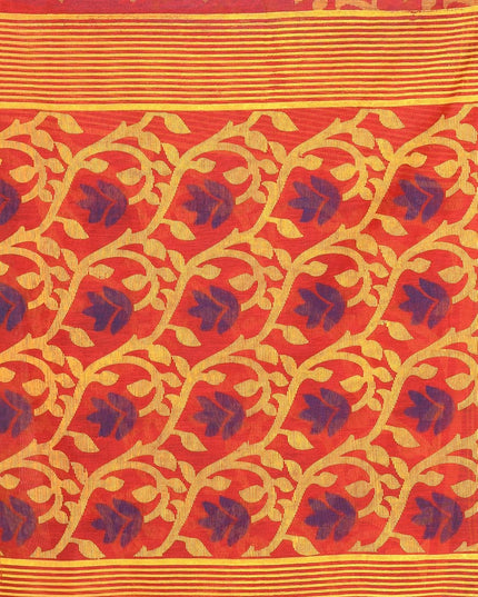 dB DESH BIDESH Women`s Saree for Woman Cotton Silk Bonoshree Printed Soft Cotton Saree for Daily Office wear Women Saree with Blouse Piece