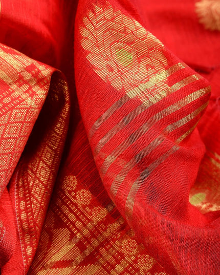 dB DESH BIDESH Women`s Pure Soft Silk Kanjivaram Kanchipuram Silk Saree With Varnikha Party, Wear Design With Blouse Piece For Wedding