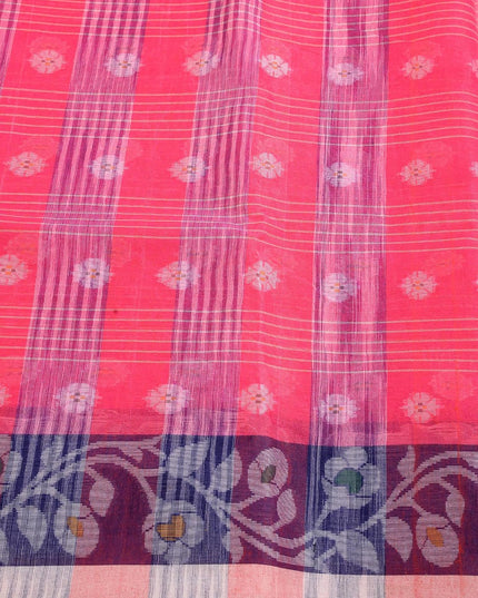 dB DESH BIDESH Women`s Treditional Tant Sarees For Women Pushpadhara Latest, sarees Design Cotton Saree For Woman Bengali Cotton Handloom Sari For Women Without Blouse Piece