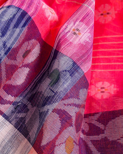 dB DESH BIDESH Women`s Treditional Tant Sarees For Women Pushpadhara Latest, sarees Design Cotton Saree For Woman Bengali Cotton Handloom Sari For Women Without Blouse Piece