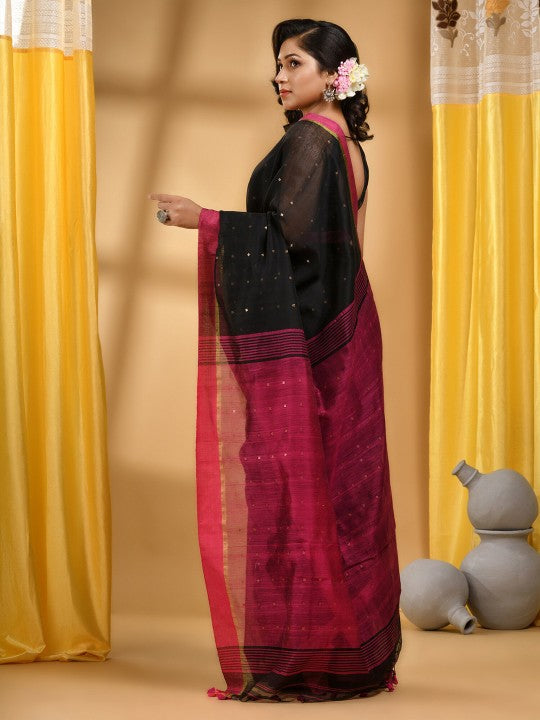 DESH BIDESH Embellished Sequinned Saree