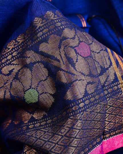 dB DESH BIDESH Women`s Pure Soft Silk Kanjivaram Kanchipuram Silk Saree With Varnikha Party, Wear Design With Blouse Piece For Wedding