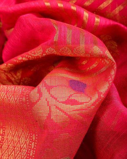 dB DESH BIDESH Women`s Pure Soft Silk Kanjivaram Kanchipuram Silk Saree With Varnikha Party, Wear Design With Blouse Piece For Wedding