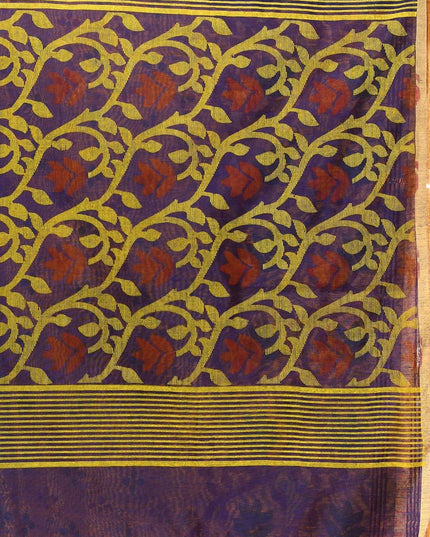 dB DESH BIDESH Women`s Saree for Woman Cotton Silk Bonoshree Printed Soft Cotton Saree for Daily Office wear Women Saree with Blouse Piece