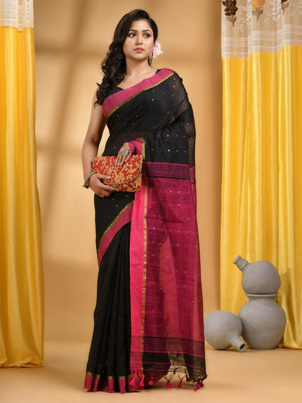 DESH BIDESH Embellished Sequinned Saree