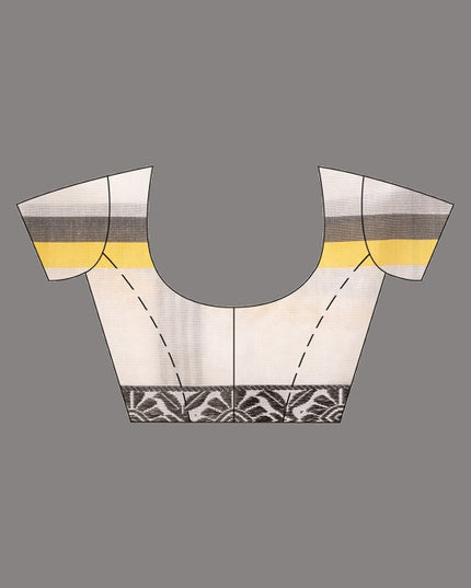 DESH BIDESH Woven Design Pure Cotton Taant Saree