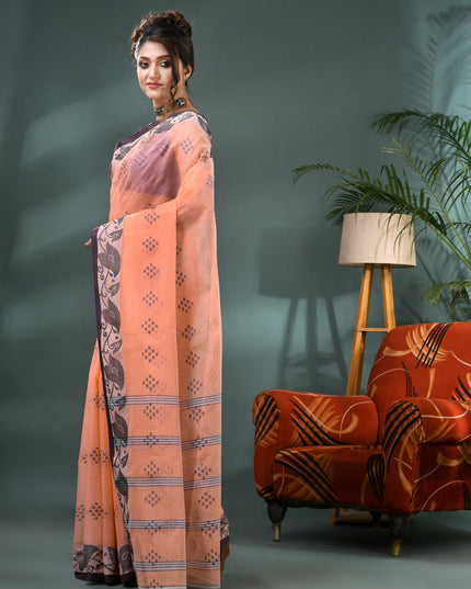 Handloom Cotton Tant Saree for Women – Parnashree Design
