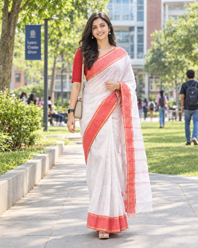 Pure Cotton Taant Saree