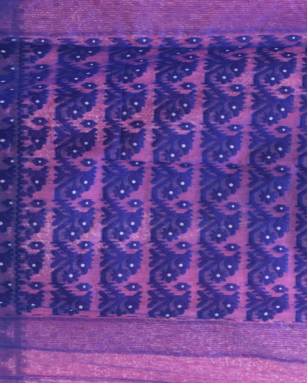 Women’s Dhakai Jamdani Saree – Hajar Buti Design