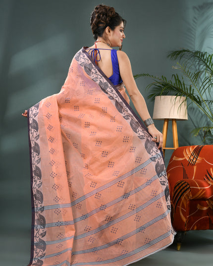 Handloom Cotton Tant Saree for Women – Parnashree Design