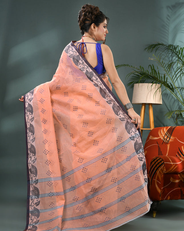 Handloom Cotton Tant Saree for Women – Parnashree Design
