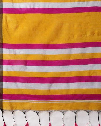 DESH BIDESH Striped Silk Cotton Saree: Vibrant, Elegant, Traditional Indian Attire for Women