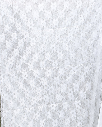 Women’s Net Sequin Embroidered saree Soft Net saree party, wear Chiffon wedding Silk georgette latest, Net sarees Heavy design Function Festive farewell saree for women (White)