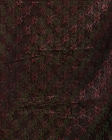 Women’s Net Sequin Embroidered saree Soft Net saree party, wear Chiffon wedding Silk georgette latest, Net sarees Heavy design Function Festive farewell saree for women (Brown)