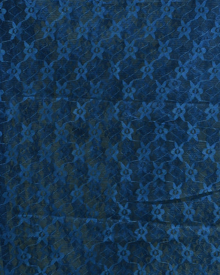Women’s Net Sequin Embroidered saree Soft Net saree party, wear Chiffon wedding Silk georgette latest, Net sarees Heavy design Function Festive farewell saree for women (Blue)