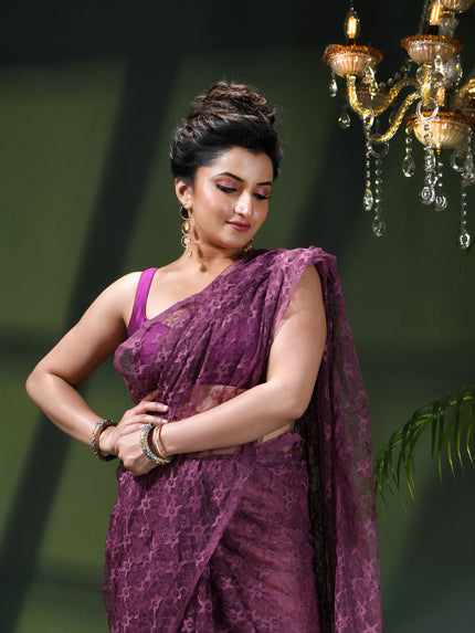 Women’s Net Sequin Embroidered saree Soft Net saree party, wear Chiffon wedding Silk georgette latest, Net sarees Heavy design Function Festive farewell saree for women (Lavender)