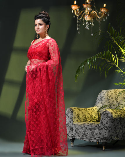 Women’s Net Sequin Embroidered saree Soft Net saree party, wear Chiffon wedding Silk georgette latest, Net sarees Heavy design Function Festive farewell saree for women (Pink)