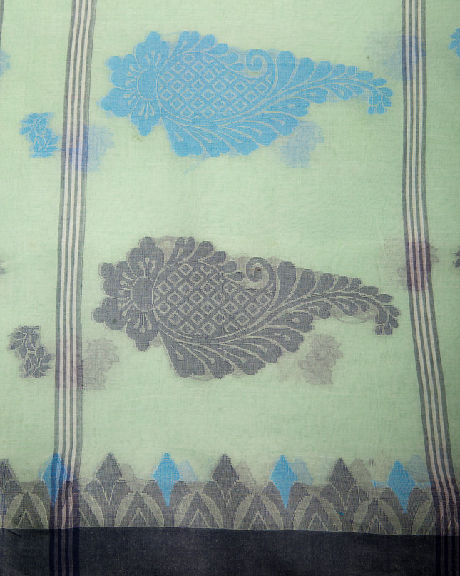 Women Pure Cotton Handloom Tant Saree – Patralekha Design (No Blouse Piece)