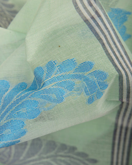 Women Pure Cotton Handloom Tant Saree – Patralekha Design (No Blouse Piece)